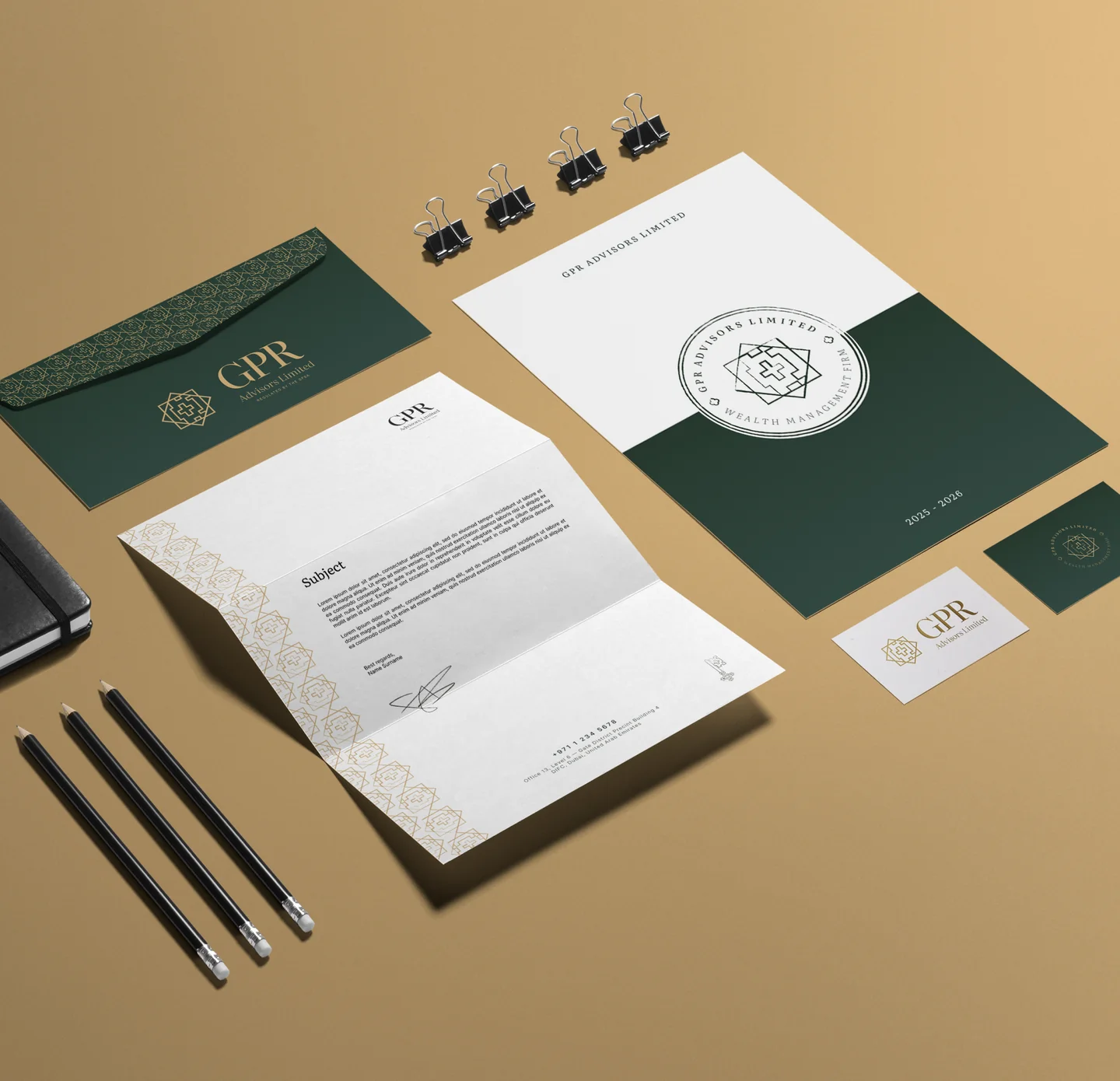 GPR brand book — opened