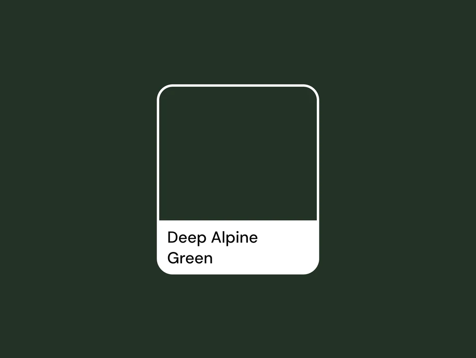 GPR palette — Deep Alpine Green